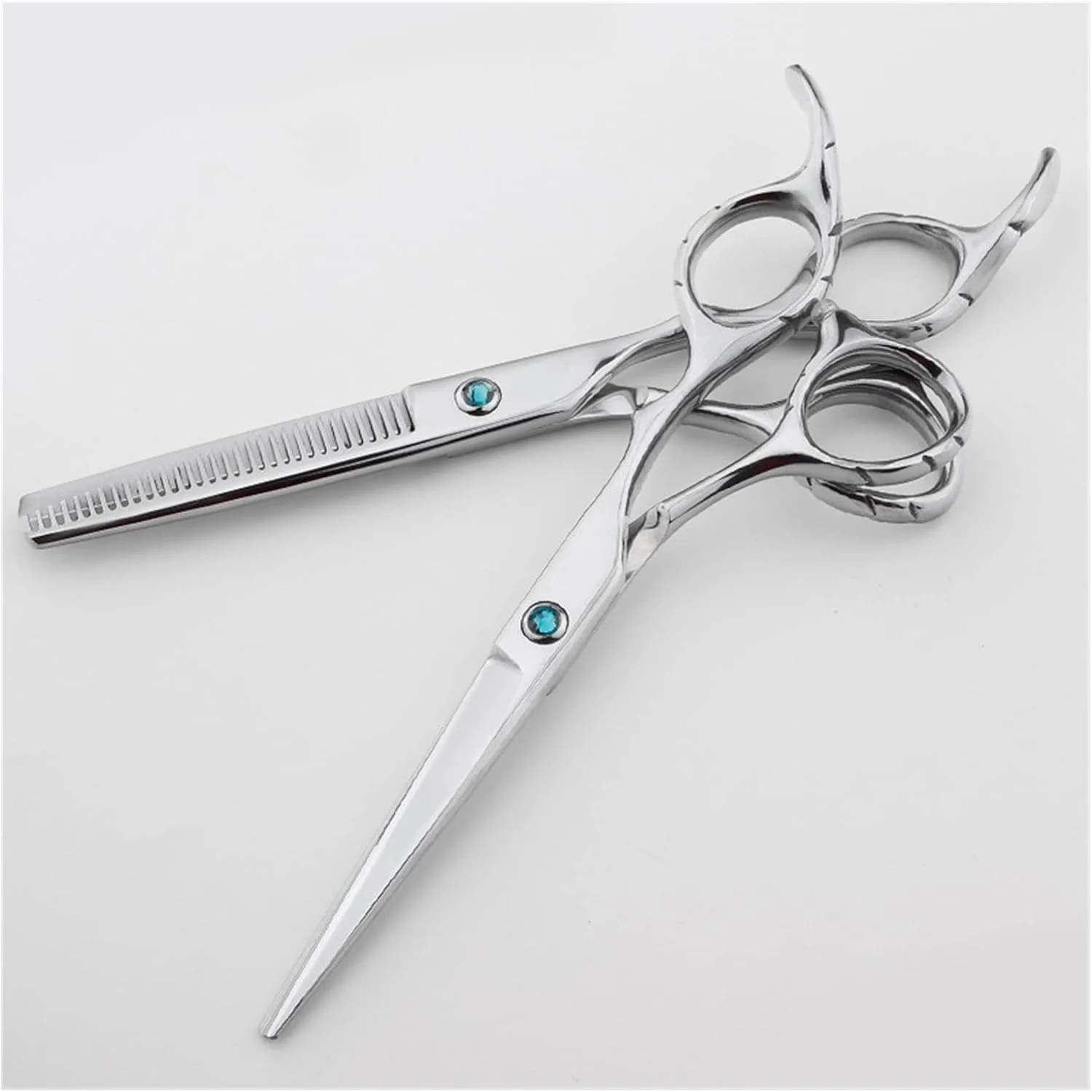 ست ابزار آرایشگری نقره ای 6.0 اینچی، قیچی، قیچی آرایشگری، قیچی تخت، قیچی چتری، قیچی دندانه دار، قیچی پیتاژ، قیچی کوتاهی مو ست ابزار آرایشگری نقره ای 6.0 اینچی، قیچی، قیچی آرایشگری، قیچی تخت، قیچی چتری، قیچی دندانه دار، قیچی پیتاژ، قیچی کوتاهی مو