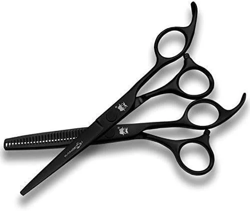 قیچی آرایشگری موی ظریف UNBANE، قیچی کوتاهی مو، ست قیچی پیتاژ مو، قیچی آرایشگری حرفه ای مناسب برای سالن ها، آرایشگاه ها و علاقه مندان به مو - ابزار 6.0 اینچی