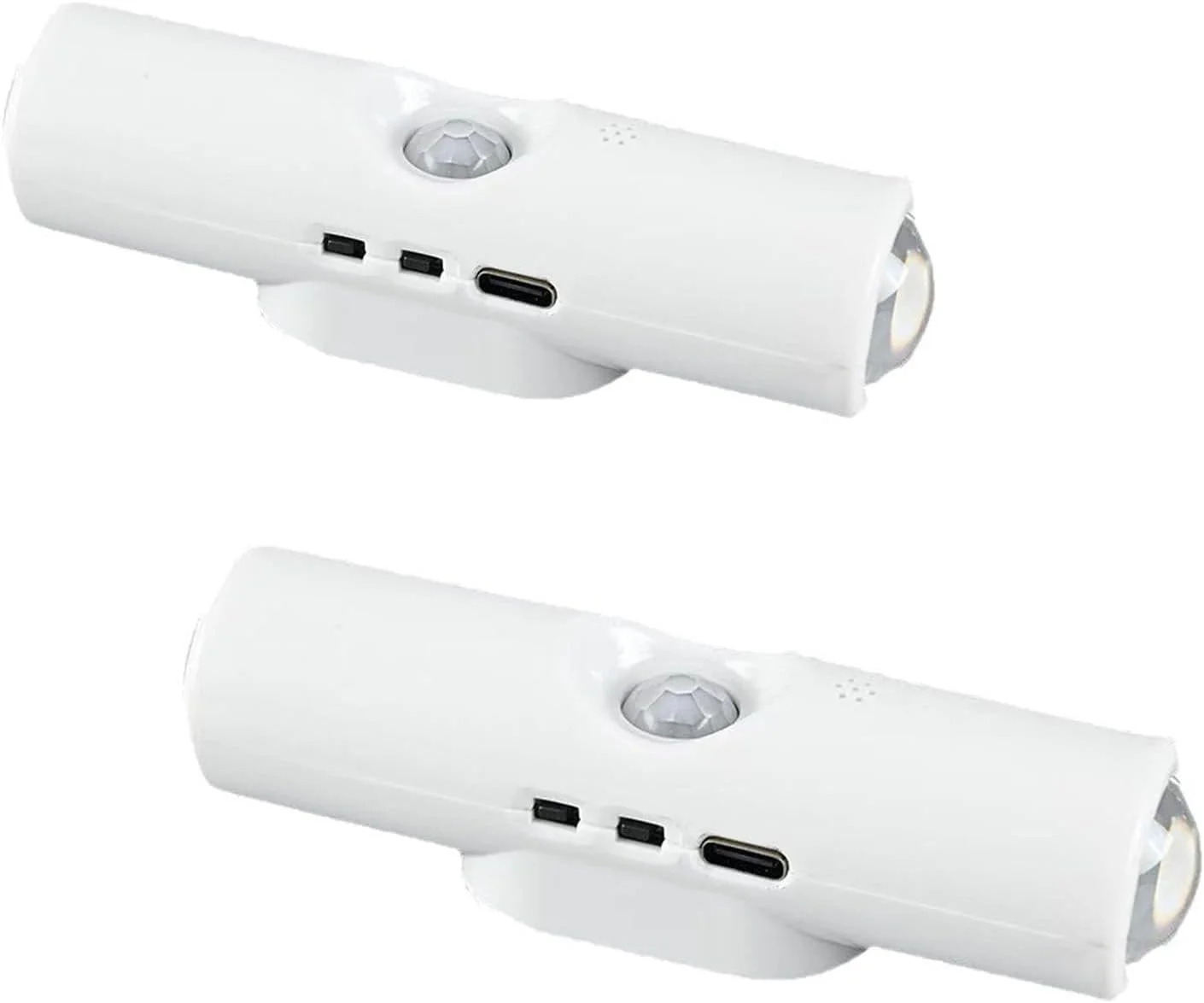 چراغ خواب سنسور حرکتی 2 عددی، چراغ خواب دیواری بی سیم قابل حمل، چراغ دیواری LED مغناطیسی قابل شارژ USB برای اتاق خواب، اتاق کودک، کنار تخت و اتاق نشیمن، چراغ دیواری هفت رنگ