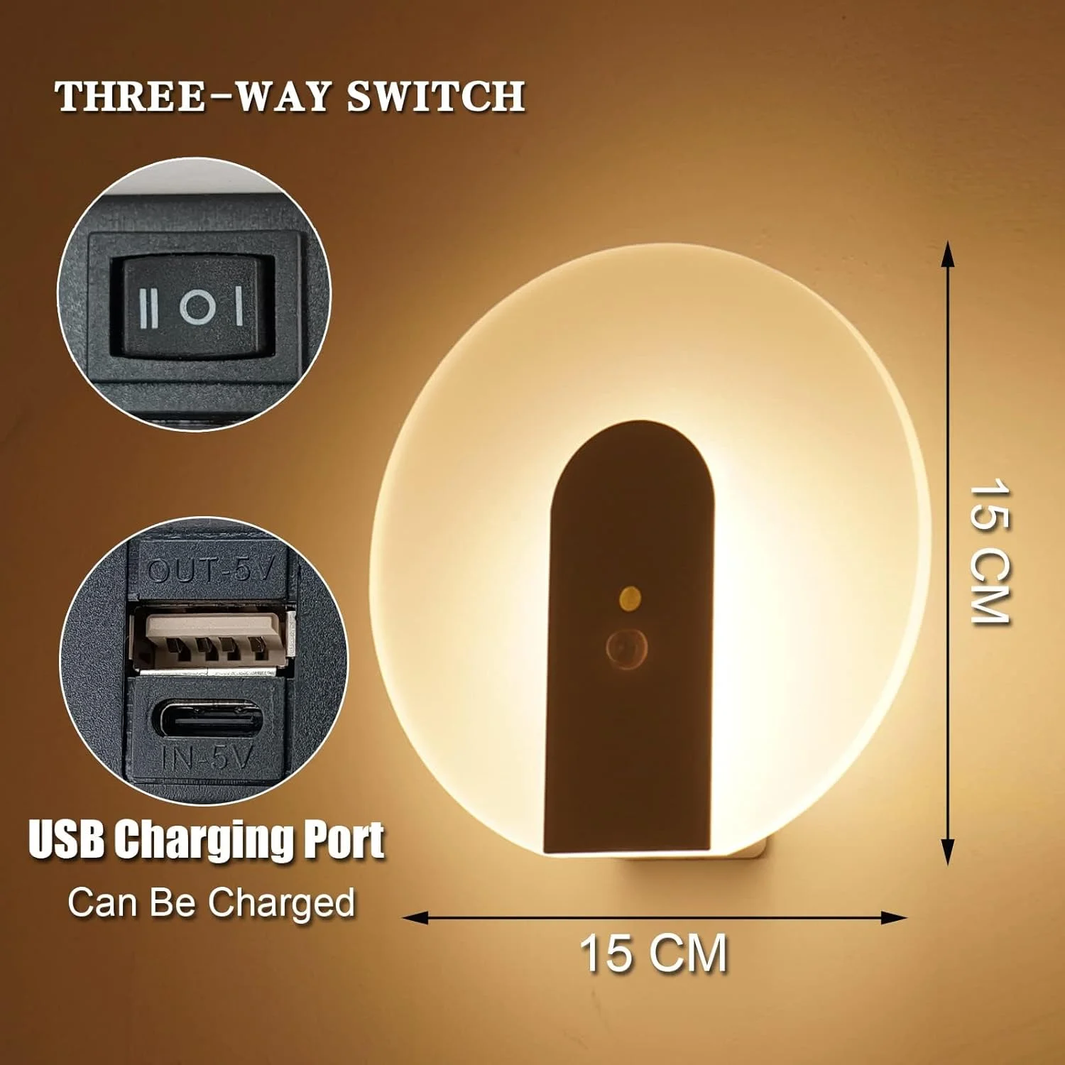چراغ دیواری باتری خور KASTWAVE با حسگر حرکتی، چراغ دیواری قابل حمل USB شارژی، چراغ خواب LED القایی با آهنربا، روشنایی مدرن دیوارکوب برای راه پله راهرو، 2 عدد چراغ دیواری باتری خور KASTWAVE با حسگر حرکتی، چراغ دیواری قابل حمل USB شارژی، چراغ خواب LED القایی با آهنربا، روشنایی مدرن دیوارکوب برای راه پله راهرو، 2 عدد