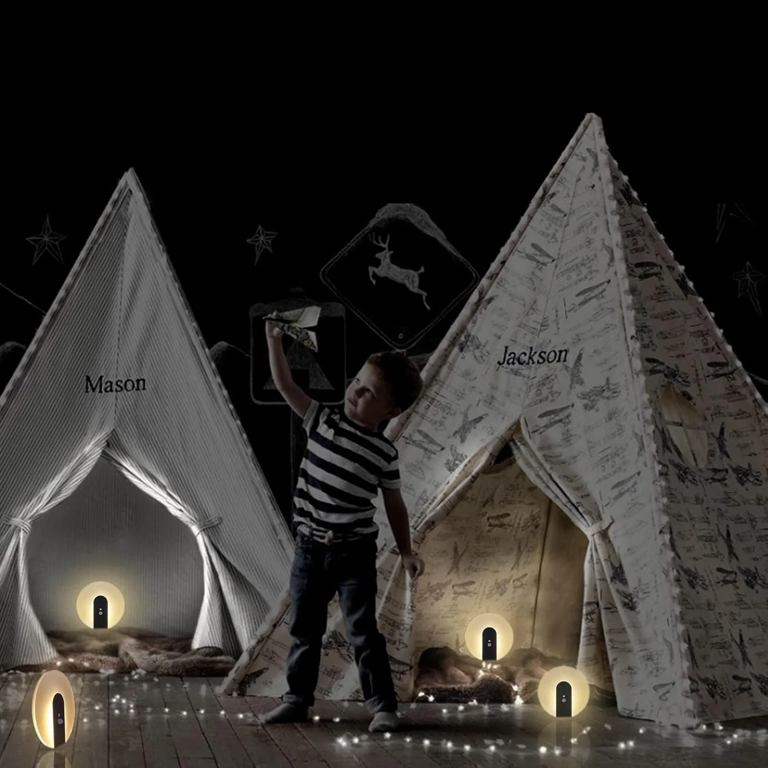 چراغ دیواری باتری خور KASTWAVE با حسگر حرکتی، چراغ دیواری قابل حمل USB شارژی، چراغ خواب LED القایی با آهنربا، روشنایی مدرن دیوارکوب برای راه پله راهرو، 2 عدد چراغ دیواری باتری خور KASTWAVE با حسگر حرکتی، چراغ دیواری قابل حمل USB شارژی، چراغ خواب LED القایی با آهنربا، روشنایی مدرن دیوارکوب برای راه پله راهرو، 2 عدد