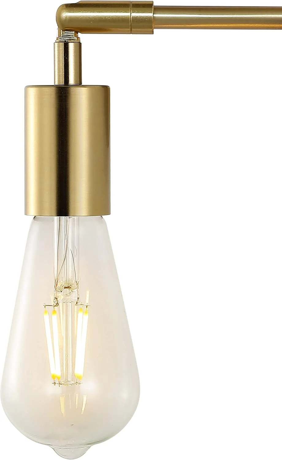 چراغ دیواری چرخشی طلایی KASTWAVE - چراغ روشنایی صنعتی E27 برای اتاق خواب، اتاق نشیمن، حمام (2 عدد، رنگ طلایی)