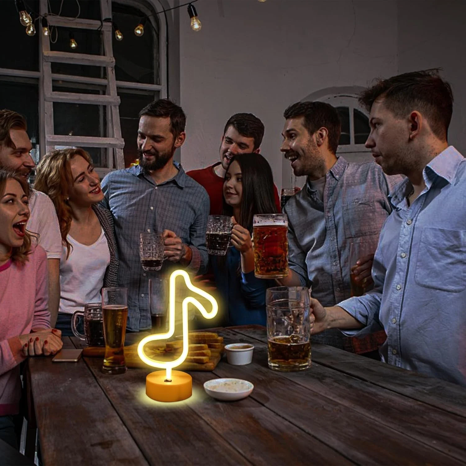 چراغ نئون LED طرح نت موسیقی، چراغ تزئینی با باتری برای اتاق خواب، اتاق کودک، اتاق نشیمن، مهمانی، عروسی، لوآئو تابستانی، دکور نورپردازی خلاقانه دیواری یا رومیزی چراغ نئون LED طرح نت موسیقی، چراغ تزئینی با باتری برای اتاق خواب، اتاق کودک، اتاق نشیمن، مهمانی، عروسی، لوآئو تابستانی، دکور نورپردازی خلاقانه دیواری یا رومیزی