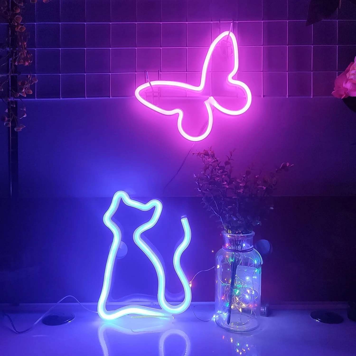 چراغ نئون KASTWAVE طرح پروانه، چراغ ال ای دی نئونی، دکور اتاق، چراغ خواب پروانه ای ال ای دی زیبا برای اتاق خواب، بار، هتل، مهمانی، عروسی، اتاق کودک، اتاق بازی، دکوراسیون دیوار چراغ نئون KASTWAVE طرح پروانه، چراغ ال ای دی نئونی، دکور اتاق، چراغ خواب پروانه ای ال ای دی زیبا برای اتاق خواب، بار، هتل، مهمانی، عروسی، اتاق کودک، اتاق بازی، دکوراسیون دیوار