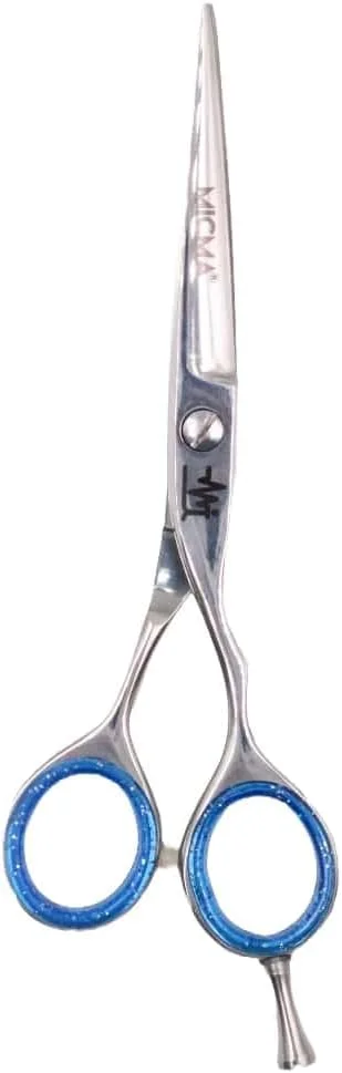 قیچی آرایشگری تیز MICMA برای آرایشگران حرفه ای | قیچی موبر استیل ضد زنگ 6 اینچی با تیغه های لبه تیغی | MT-20