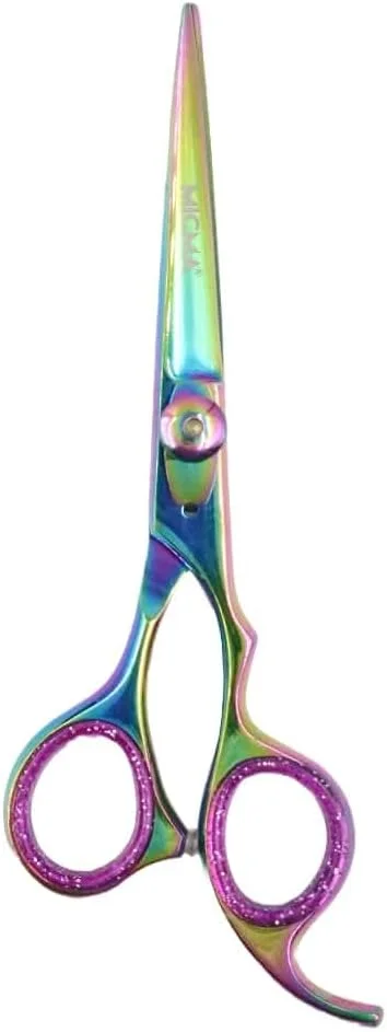 ست قیچی آرایشگری و پیتاژ مو MICMA | تیغه برش 6 اینچی | قیچی آرایشگری استیل ضد زنگ ممتاز | رنگین کمانی چند رنگ | MT-06 ست قیچی آرایشگری و پیتاژ مو MICMA | تیغه برش 6 اینچی | قیچی آرایشگری استیل ضد زنگ ممتاز | رنگین کمانی چند رنگ | MT-06