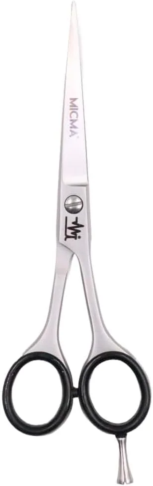 قیچی آرایشگری حرفه ای MICMA | قیچی استیل ضد زنگ لبه تیغ 6.5 اینچی برای استفاده در سالن، آرایشگاه و منزل | قیچی آرایشگری برای کودکان، زنان و مردان | MT-21
