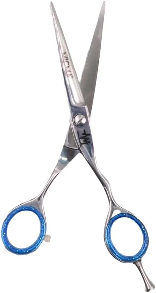 قیچی آرایشگری تیز MICMA برای آرایشگران حرفه ای | قیچی موبر استیل ضد زنگ 6 اینچی با تیغه های لبه تیغی | MT-20