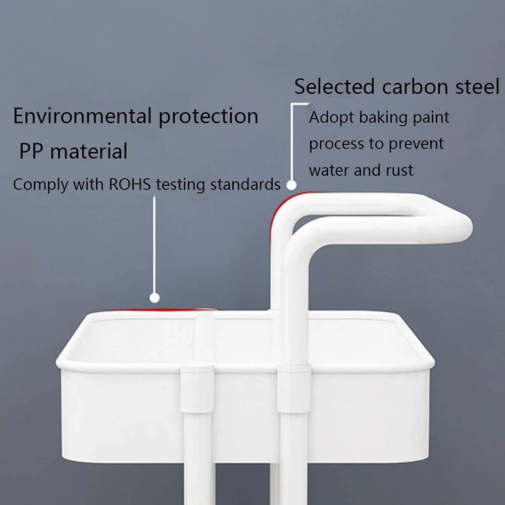 چرخ دستی سرویس WRQzxcv، چرخ دستی فلزی دو طبقه، چرخ دستی چند منظوره متحرک برای نگهداری تجهیزات آزمایشگاهی، چرخ دستی سالن زیبایی، مونتاژ آسان (سفید) چرخ دستی سرویس WRQzxcv، چرخ دستی فلزی دو طبقه، چرخ دستی چند منظوره متحرک برای نگهداری تجهیزات آزمایشگاهی، چرخ دستی سالن زیبایی، مونتاژ آسان (سفید)