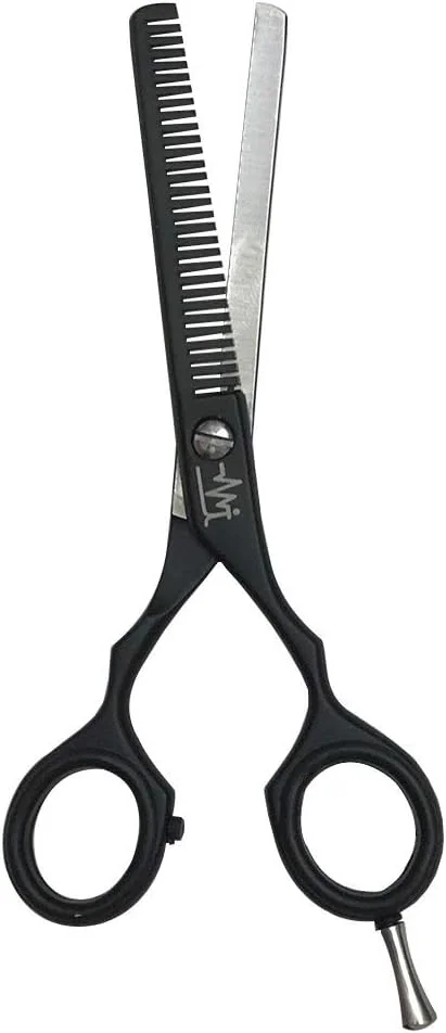 ست قیچی آرایشگری MICMA برای آقایان و بانوان، شامل قیچی های حرفه ای پیتاژ و قیچی آرایشگری 5.5 اینچی