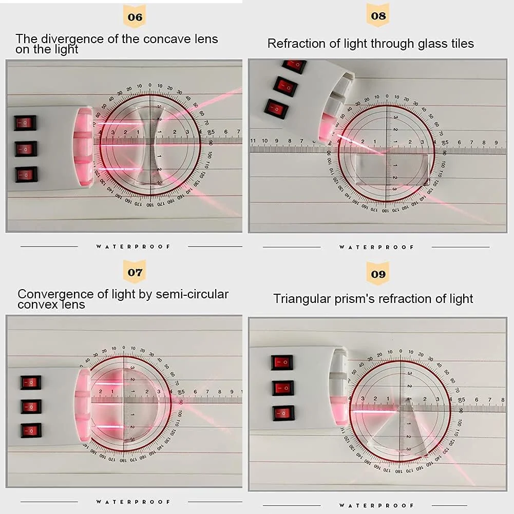 WRQzxcv کیت یادگیری مبانی فیزیک نور آزمایشگاه علوم فیزیکی، تجهیزات آزمایشگاهی اپتیک فیزیکی به همراه جعبه نگهداری WRQzxcv کیت یادگیری مبانی فیزیک نور آزمایشگاه علوم فیزیکی، تجهیزات آزمایشگاهی اپتیک فیزیکی به همراه جعبه نگهداری
