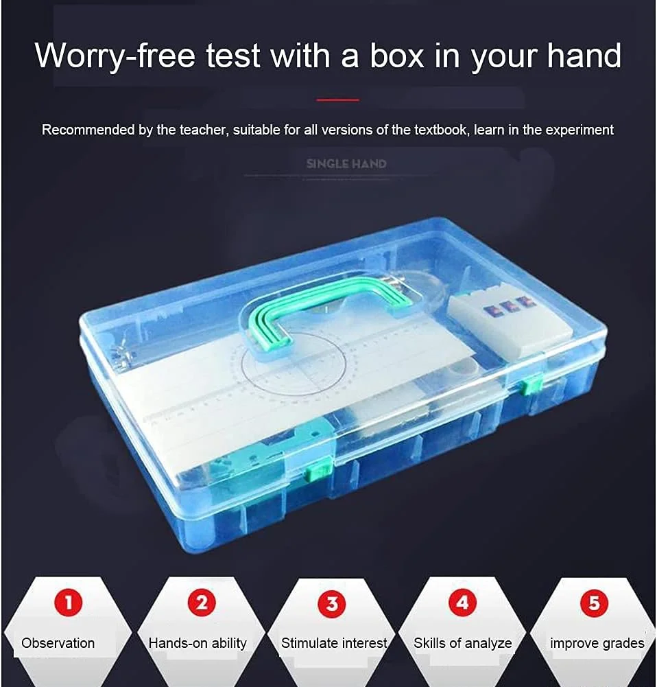 WRQzxcv کیت یادگیری مبانی فیزیک نور آزمایشگاه علوم فیزیکی، تجهیزات آزمایشگاهی اپتیک فیزیکی به همراه جعبه نگهداری WRQzxcv کیت یادگیری مبانی فیزیک نور آزمایشگاه علوم فیزیکی، تجهیزات آزمایشگاهی اپتیک فیزیکی به همراه جعبه نگهداری