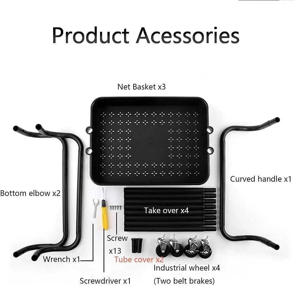 چرخ دستی سرویس WRQzxcv، چرخ دستی فلزی دو طبقه، چرخ دستی چند منظوره متحرک برای نگهداری تجهیزات آزمایشگاهی، چرخ دستی سالن زیبایی، مونتاژ آسان (سفید) چرخ دستی سرویس WRQzxcv، چرخ دستی فلزی دو طبقه، چرخ دستی چند منظوره متحرک برای نگهداری تجهیزات آزمایشگاهی، چرخ دستی سالن زیبایی، مونتاژ آسان (سفید)