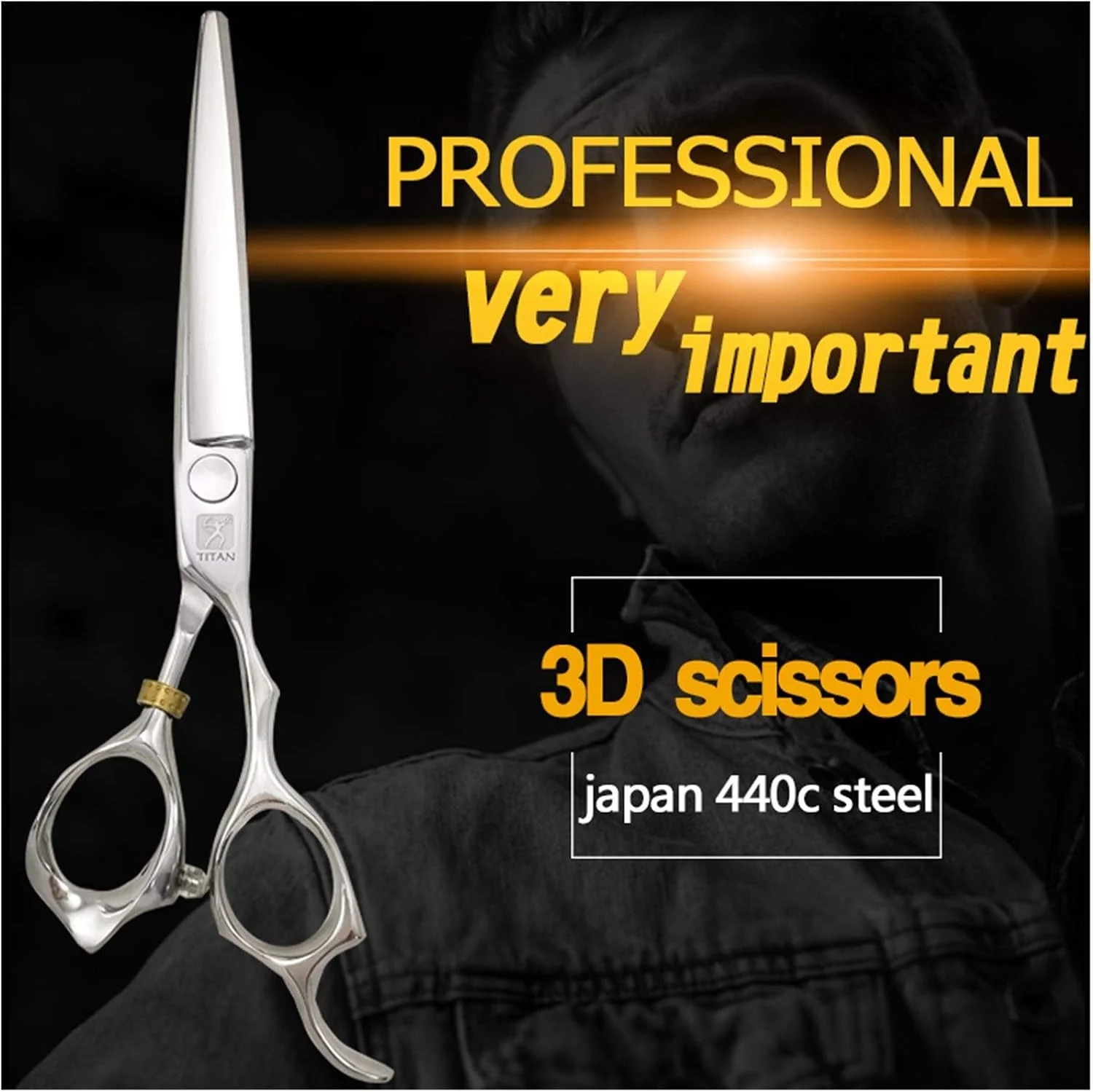 ابزار حرفه ای آرایشگری قیچی آرایشگری (رنگ: T3D55) ابزار حرفه ای آرایشگری قیچی آرایشگری (رنگ: T3D55)