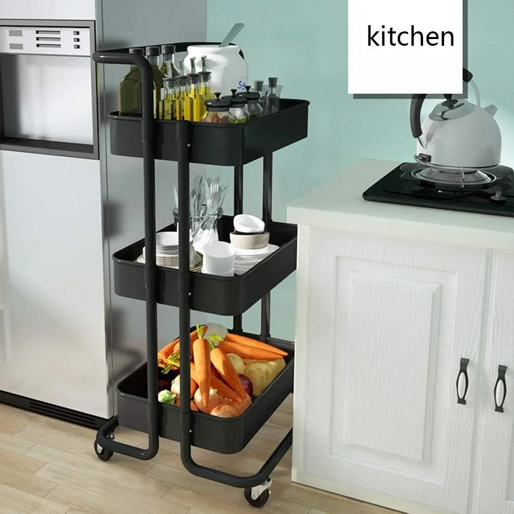 چرخ دستی ذخیره سازی WRQzxcv، چرخ دستی فلزی 3 طبقه، قفسه ذخیره سازی چند منظوره، چرخ دستی حمام، چرخ دستی سالن زیبایی، چرخ دستی سرویس تجهیزات آزمایشگاهی (مشکی) چرخ دستی ذخیره سازی WRQzxcv، چرخ دستی فلزی 3 طبقه، قفسه ذخیره سازی چند منظوره، چرخ دستی حمام، چرخ دستی سالن زیبایی، چرخ دستی سرویس تجهیزات آزمایشگاهی (مشکی)