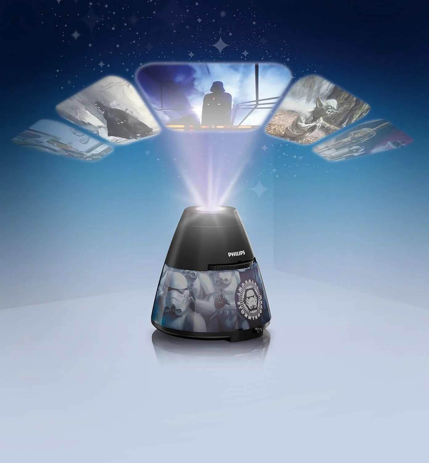 چراغ خواب و پروژکتور کودکانه LED فیلیپس جنگ ستارگان 4.5 ولت، 0.1 وات - مشکی چراغ خواب و پروژکتور کودکانه LED فیلیپس جنگ ستارگان 4.5 ولت، 0.1 وات - مشکی