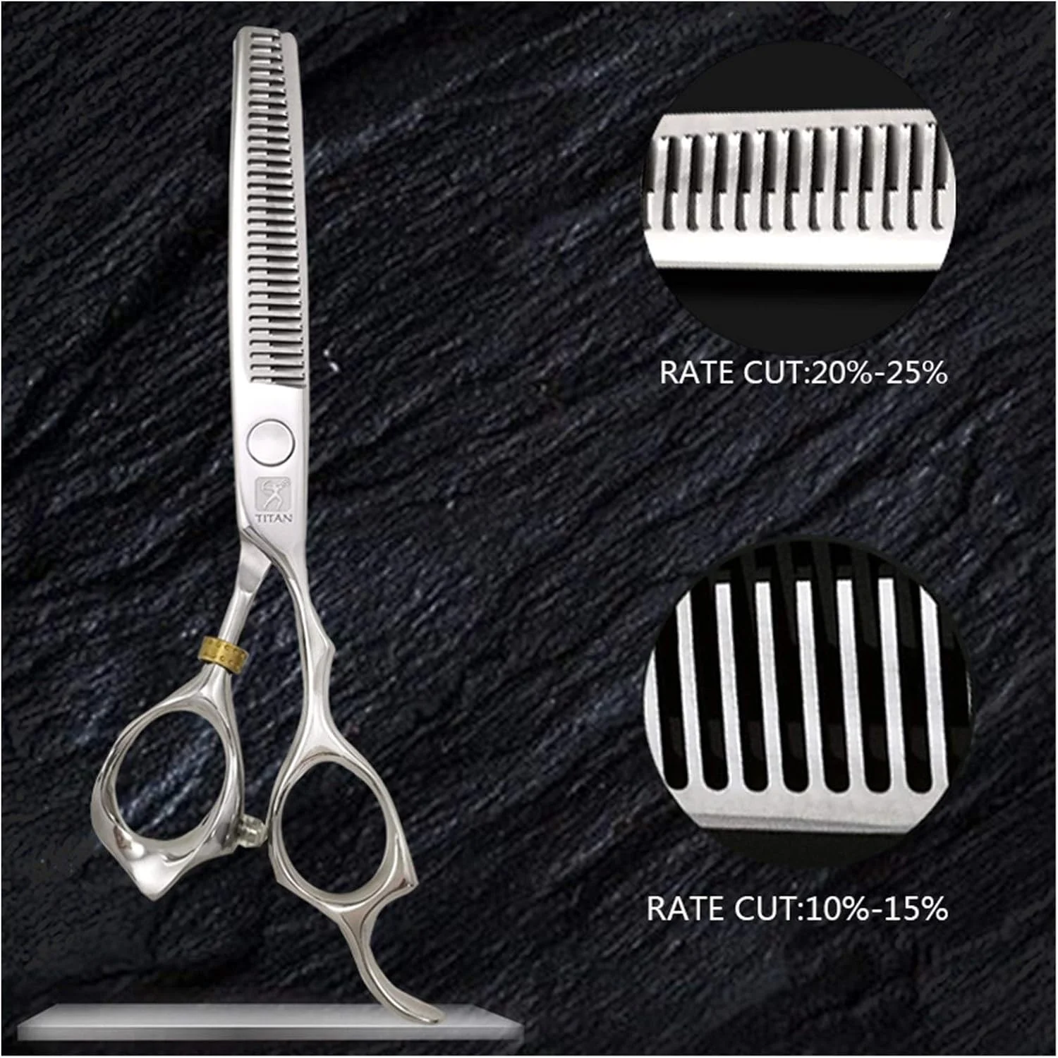 ابزار حرفه ای آرایشگری قیچی آرایشگری (رنگ: T3D55) ابزار حرفه ای آرایشگری قیچی آرایشگری (رنگ: T3D55)