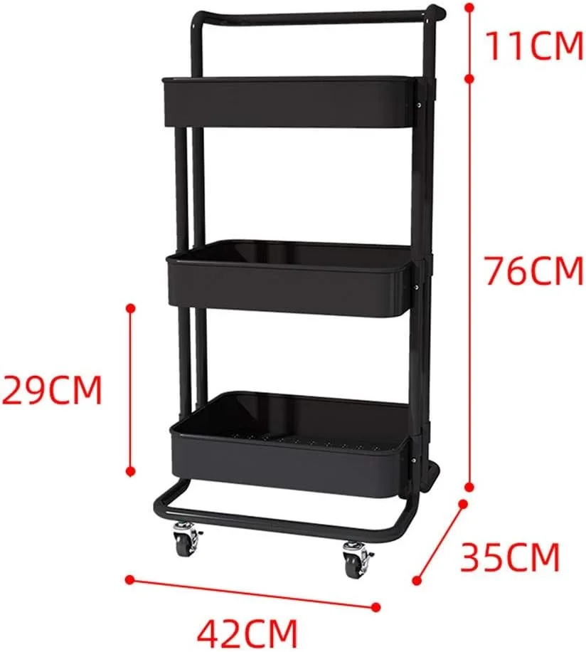 چرخ دستی ذخیره سازی WRQzxcv، چرخ دستی فلزی 3 طبقه، قفسه ذخیره سازی چند منظوره، چرخ دستی حمام، چرخ دستی سالن زیبایی، چرخ دستی سرویس تجهیزات آزمایشگاهی (مشکی) چرخ دستی ذخیره سازی WRQzxcv، چرخ دستی فلزی 3 طبقه، قفسه ذخیره سازی چند منظوره، چرخ دستی حمام، چرخ دستی سالن زیبایی، چرخ دستی سرویس تجهیزات آزمایشگاهی (مشکی)