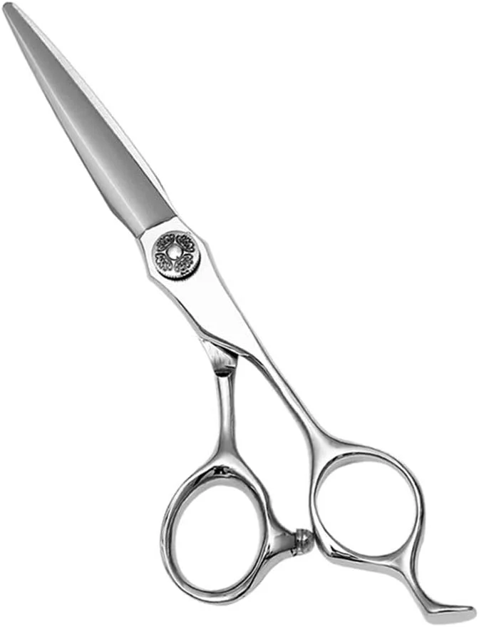 ست قیچی آرایشگری حرفه ای، قیچی های تیز آرایشگری 6.0 اینچی استیل 440C برای آرایشگری، نازک کردن، بافت دهی، برای سالن آرایشگری و خانه