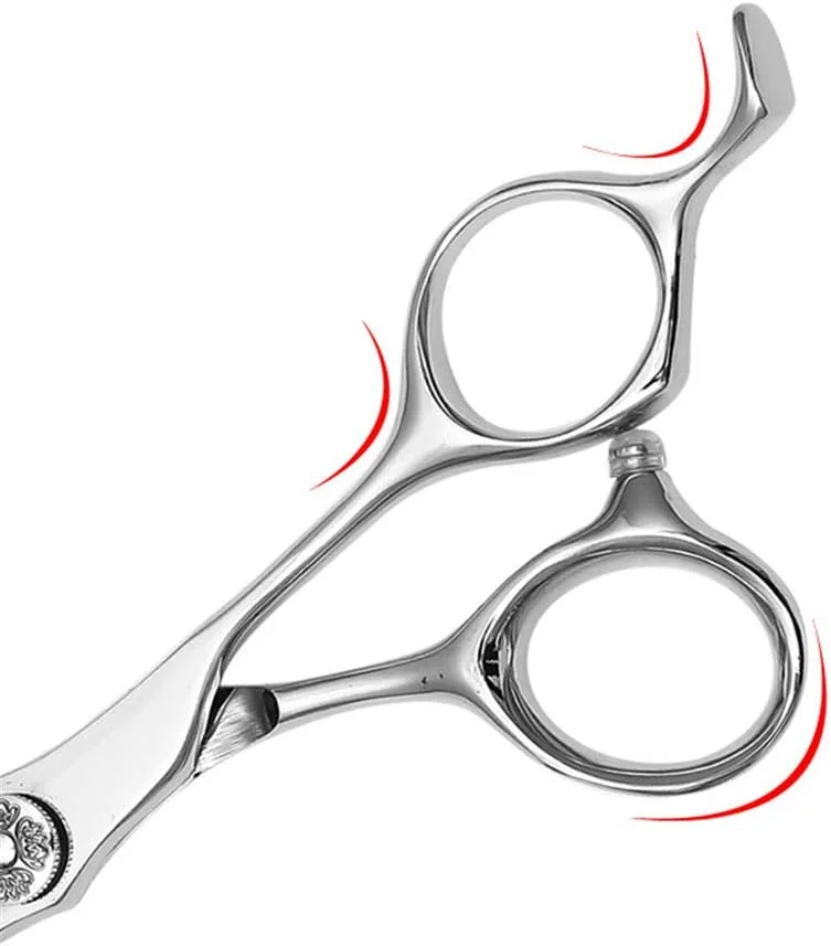 ست قیچی آرایشگری حرفه ای، قیچی های تیز آرایشگری 6.0 اینچی استیل 440C برای آرایشگری، نازک کردن، بافت دهی، برای سالن آرایشگری و خانه