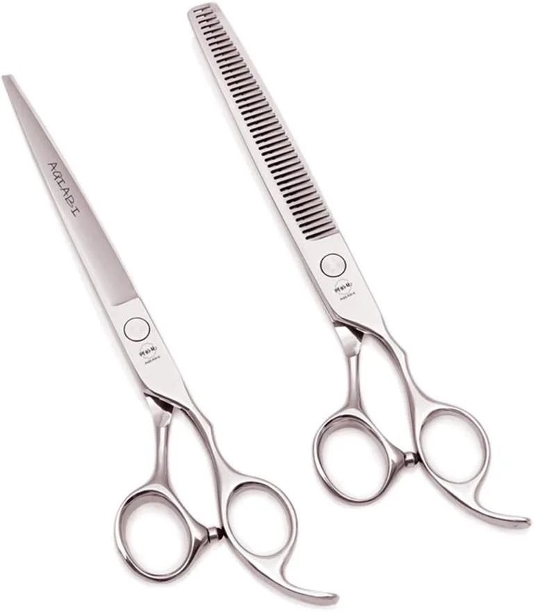 Professional Barber Scissors Set Upscale 5.5/6.0/6.5/7.0 Inch Hairdressing Scissors Thinning Shears Japanese 6CR Steel Hairdresser Haircuts Supplies Home Salon,5.5inch Professional Barber Scissors Set Upscale 5.5/6.0/6.5/7.0 Inch Hairdressing Scissors Thinning Shears Japanese 6CR Steel Hairdresser Haircuts Supplies Home Salon,5.5inch