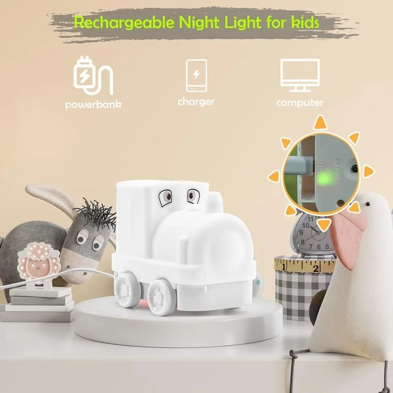 چراغ خواب کودک KASTWAVE، چراغ خواب فانتزی با سیلیکون نرم، 9 رنگ و چراغ خواب شارژی USB مناسب برای نوزادان، کودکان نوپا، کودکان و نوجوانان، اتاق خواب پسرانه چراغ خواب کودک KASTWAVE، چراغ خواب فانتزی با سیلیکون نرم، 9 رنگ و چراغ خواب شارژی USB مناسب برای نوزادان، کودکان نوپا، کودکان و نوجوانان، اتاق خواب پسرانه