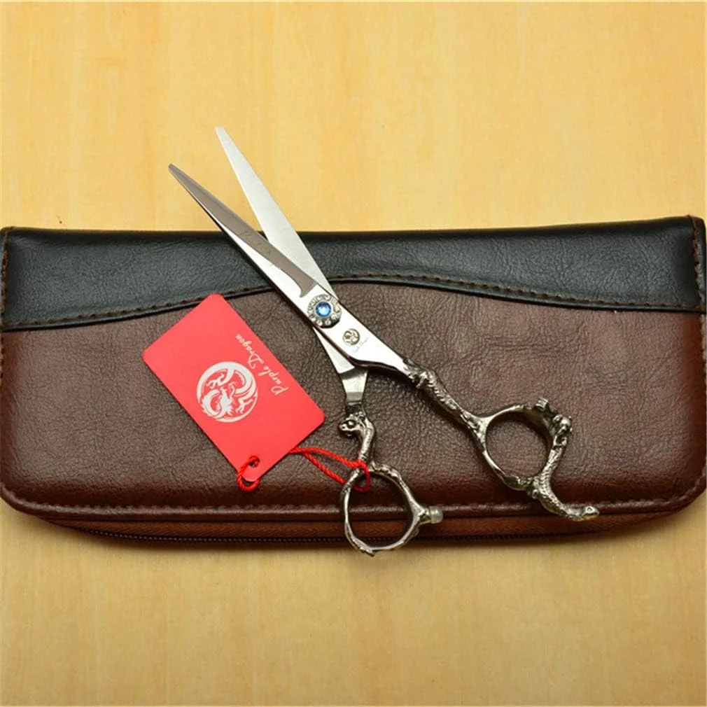 ست قیچی آرایشگری حرفه ای 6.0 اینچی یاقوت کبود راست دست، قیچی آرایشگری، قیچی پیتاژ، ابزار آرایشگاه، فولاد 440C، لوازم آرایشگری مو به همراه شانه ست قیچی آرایشگری حرفه ای 6.0 اینچی یاقوت کبود راست دست، قیچی آرایشگری، قیچی پیتاژ، ابزار آرایشگاه، فولاد 440C، لوازم آرایشگری مو به همراه شانه