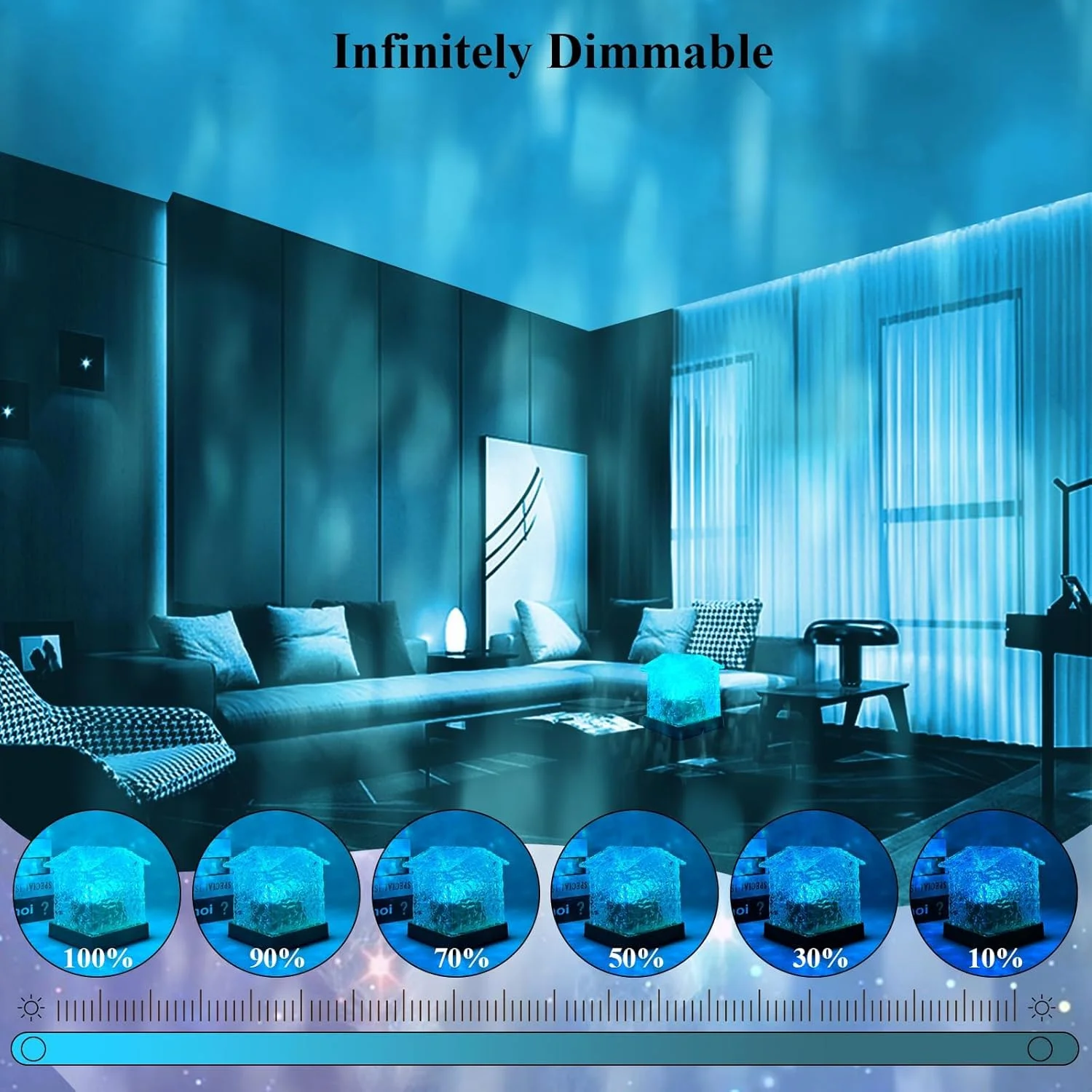 چراغ پروژکتور کهکشانی KASTWAVE برای اتاق خواب، چراغ حسی موج اقیانوس با 16 رنگ، لامپ نورپردازی رمانتیک بصری، چراغ خواب پروژکتور سقفی برای اتاق خواب/ مهمانی/ اتاق بازی، مناسب برای هدیه نوجوانان چراغ پروژکتور کهکشانی KASTWAVE برای اتاق خواب، چراغ حسی موج اقیانوس با 16 رنگ، لامپ نورپردازی رمانتیک بصری، چراغ خواب پروژکتور سقفی برای اتاق خواب/ مهمانی/ اتاق بازی، مناسب برای هدیه نوجوانان