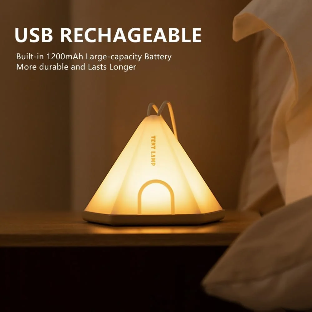 چراغ خواب خلاقانه، چراغ های محیطی ممتاز برای کمپینگ در طبیعت، چراغ خواب چادر مسافرتی قابل حمل، چراغ خواب اتاق خواب، چراغ رومیزی LED قابل شارژ USB با 6 حالت قابل تنظیم، چراغ کنار تخت با عملکرد تایمر چراغ خواب خلاقانه، چراغ های محیطی ممتاز برای کمپینگ در طبیعت، چراغ خواب چادر مسافرتی قابل حمل، چراغ خواب اتاق خواب، چراغ رومیزی LED قابل شارژ USB با 6 حالت قابل تنظیم، چراغ کنار تخت با عملکرد تایمر