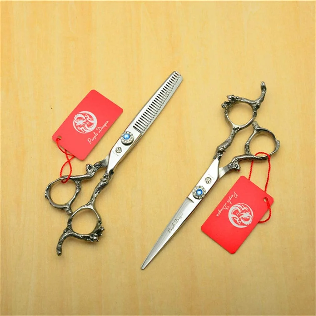 ست قیچی آرایشگری حرفه ای 6.0 اینچی یاقوت کبود راست دست، قیچی آرایشگری، قیچی پیتاژ، ابزار آرایشگاه، فولاد 440C، لوازم آرایشگری مو به همراه شانه ست قیچی آرایشگری حرفه ای 6.0 اینچی یاقوت کبود راست دست، قیچی آرایشگری، قیچی پیتاژ، ابزار آرایشگاه، فولاد 440C، لوازم آرایشگری مو به همراه شانه