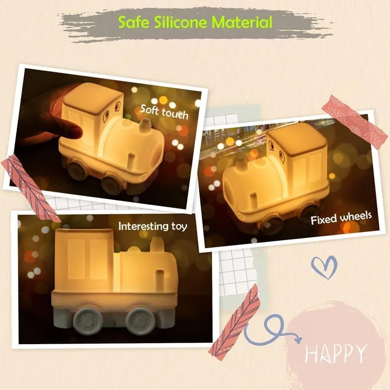 چراغ خواب کودک KASTWAVE، چراغ خواب فانتزی با سیلیکون نرم، 9 رنگ و چراغ خواب شارژی USB مناسب برای نوزادان، کودکان نوپا، کودکان و نوجوانان، اتاق خواب پسرانه چراغ خواب کودک KASTWAVE، چراغ خواب فانتزی با سیلیکون نرم، 9 رنگ و چراغ خواب شارژی USB مناسب برای نوزادان، کودکان نوپا، کودکان و نوجوانان، اتاق خواب پسرانه