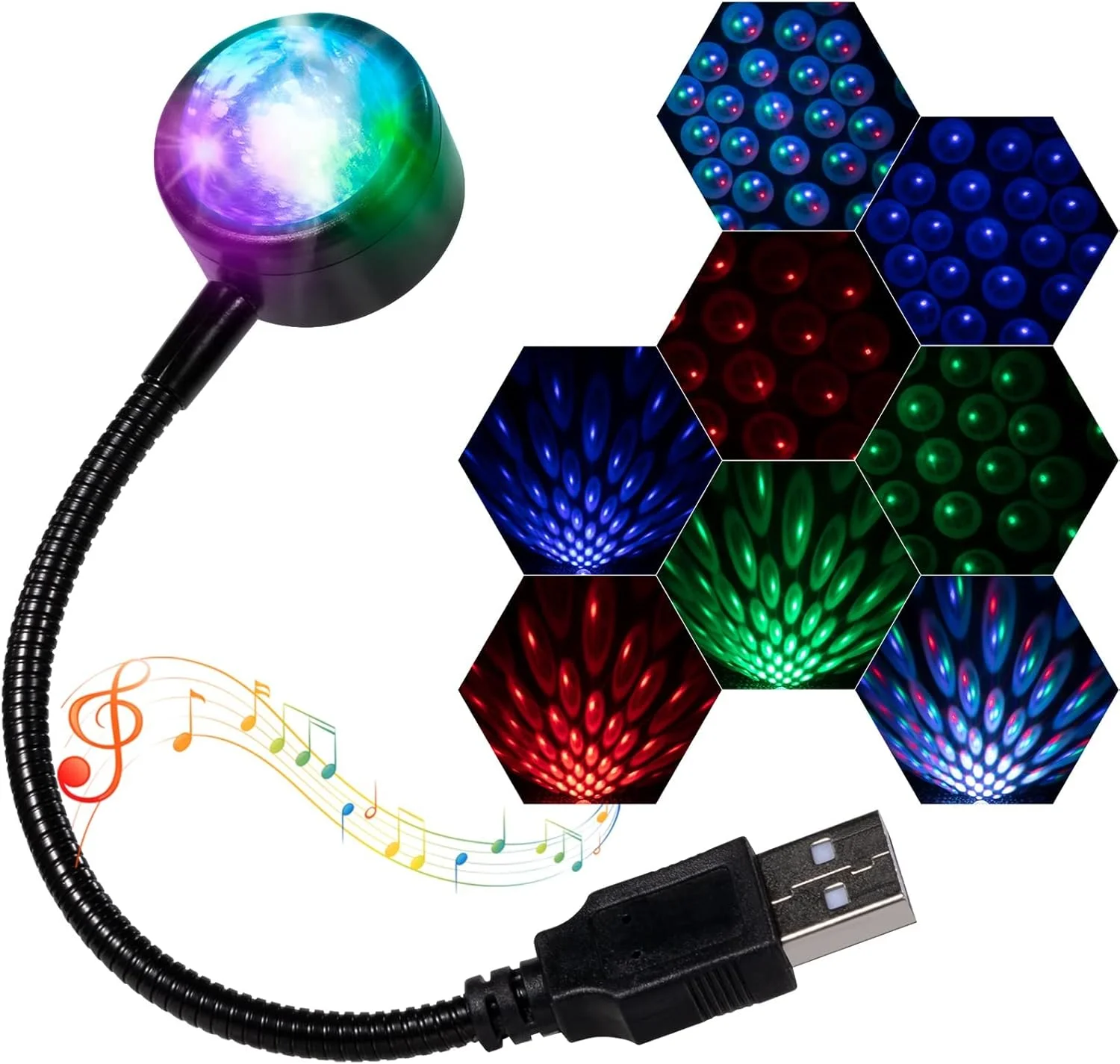 چراغ های سقفی خودرو KASTWAVE، پروژکتور چراغ شب ستاره ای USB KASTWAVE، چراغ داخلی LED فعال با صدا، 4 رنگ - 9 حالت عملکردی، نور محیطی رمانتیک قابل تنظیم - اتصال و پخش چراغ های سقفی خودرو KASTWAVE، پروژکتور چراغ شب ستاره ای USB KASTWAVE، چراغ داخلی LED فعال با صدا، 4 رنگ - 9 حالت عملکردی، نور محیطی رمانتیک قابل تنظیم - اتصال و پخش