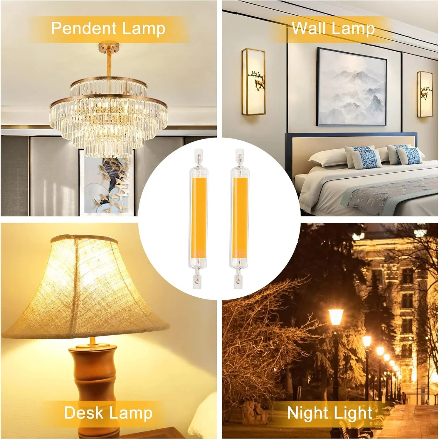 لامپ ال ای دی KASTWAVE R7S، 118 میلی متر، 10 وات، ال ای دی COB R7S دیمرخور، سفید یخی 6000K، معادل لامپ هالوژن J118 200 وات، جایگزین چراغ پروژکتور خطی بازتابنده صرفه جویی در انرژی لامپ ال ای دی KASTWAVE R7S، 118 میلی متر، 10 وات، ال ای دی COB R7S دیمرخور، سفید یخی 6000K، معادل لامپ هالوژن J118 200 وات، جایگزین چراغ پروژکتور خطی بازتابنده صرفه جویی در انرژی