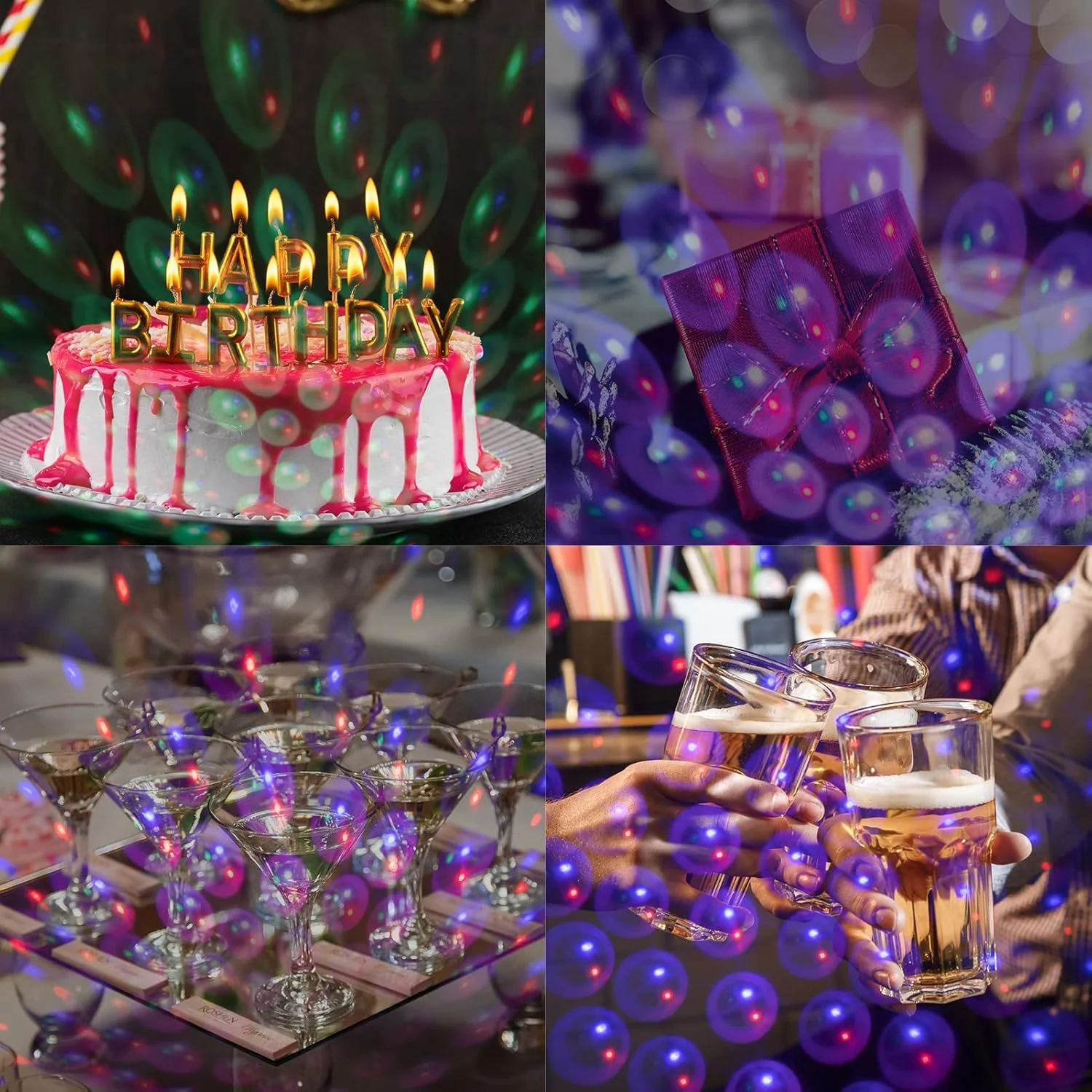 چراغ های سقفی خودرو KASTWAVE، پروژکتور چراغ شب ستاره ای USB KASTWAVE، چراغ داخلی LED فعال با صدا، 4 رنگ - 9 حالت عملکردی، نور محیطی رمانتیک قابل تنظیم - اتصال و پخش چراغ های سقفی خودرو KASTWAVE، پروژکتور چراغ شب ستاره ای USB KASTWAVE، چراغ داخلی LED فعال با صدا، 4 رنگ - 9 حالت عملکردی، نور محیطی رمانتیک قابل تنظیم - اتصال و پخش