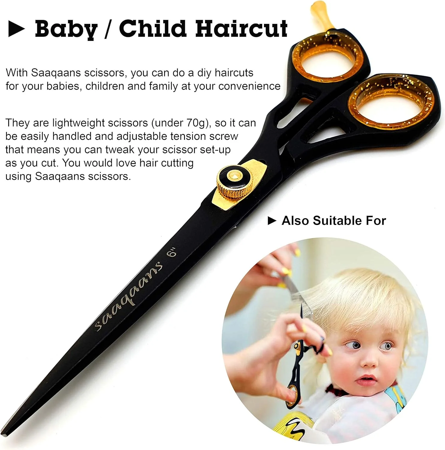 ست قیچی آرایشگری حرفه ای Saaqaans SQS-01 - قیچی اصلاح مو برای آرایشگر/پیرایشگر + قیچی پیتاژ مو برای آرایشگر + تیغ اصلاح + 10 تیغه با کیف (ست قیچی AE) ست قیچی آرایشگری حرفه ای Saaqaans SQS-01 - قیچی اصلاح مو برای آرایشگر/پیرایشگر + قیچی پیتاژ مو برای آرایشگر + تیغ اصلاح + 10 تیغه با کیف (ست قیچی AE)