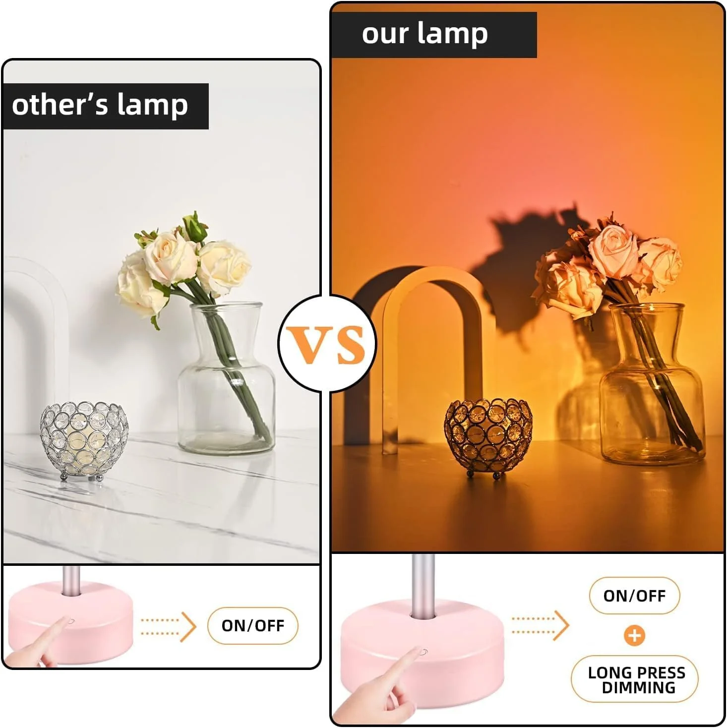 Sunset Lamp Projector, Single Color LED Light with Telescopic Three-Section Adjustable Stand, Touch Control with Long Press Brightness Adjustment, ABS Material, Home Bedroom Mood Sunset Lamp Projector, Single Color LED Light with Telescopic Three-Section Adjustable Stand, Touch Control with Long Press Brightness Adjustment, ABS Material, Home Bedroom Mood