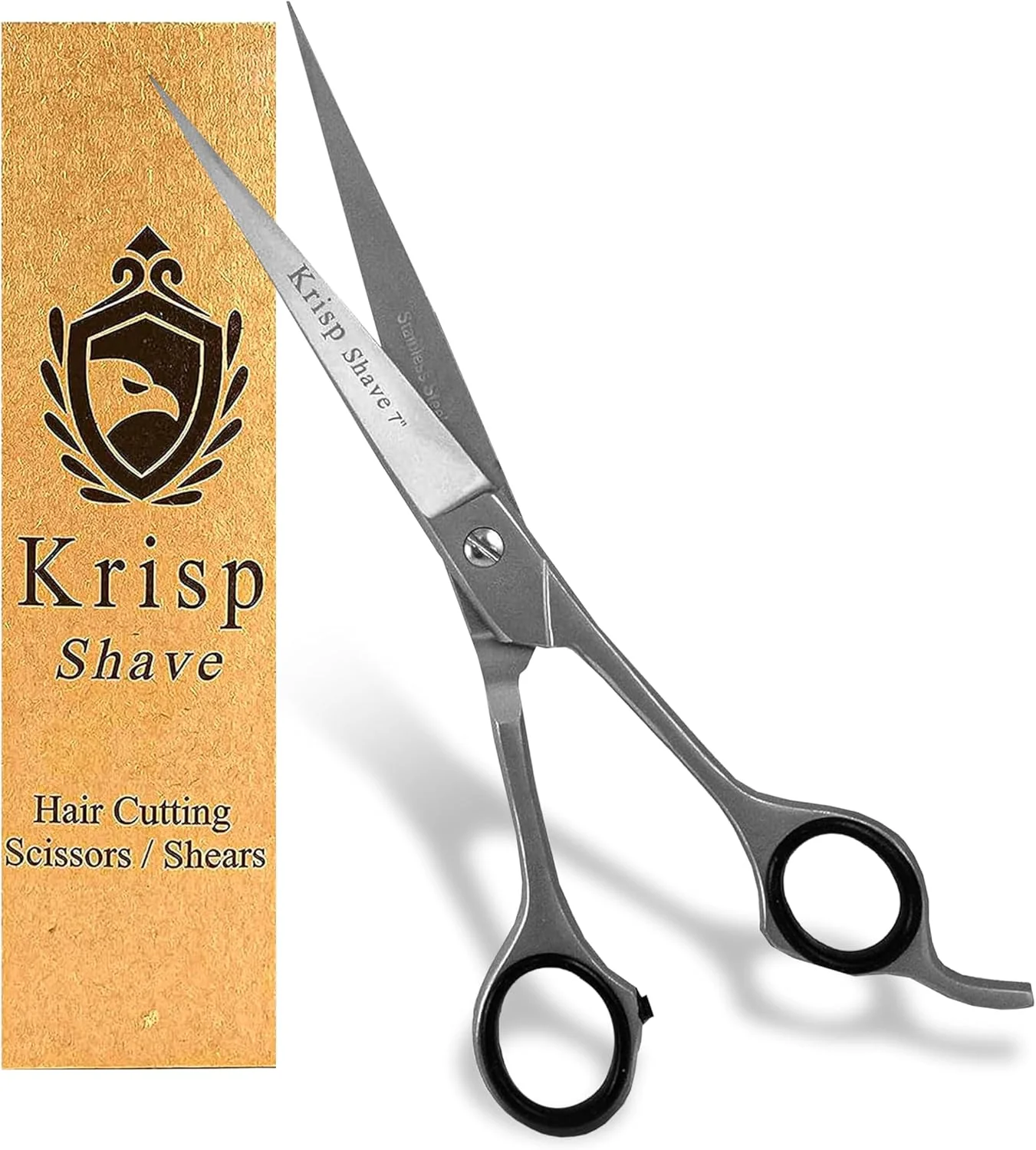 قیچی آرایشگری حرفه ای Krisp Shave - قیچی آرایشگاهی استیل ضد زنگ ژاپنی (7 اینچ) - قیچی اصلاح موی مردانه، ریش، سبیل، زنانه، کودکان، حیوانات خانگی، قیچی چند منظوره مدل KSP-784 قیچی آرایشگری حرفه ای Krisp Shave - قیچی آرایشگاهی استیل ضد زنگ ژاپنی (7 اینچ) - قیچی اصلاح موی مردانه، ریش، سبیل، زنانه، کودکان، حیوانات خانگی، قیچی چند منظوره مدل KSP-784