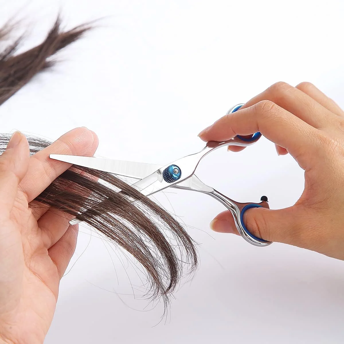 قیچی آرایشگری حرفه ای کراتون، ست دو عددی قیچی پیتاژ برای سالن و منزل