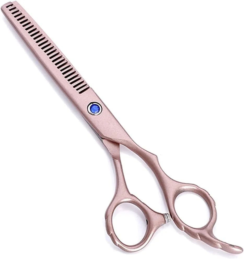 قیچی آرایشگری مو، گل رز طلایی دسته گل 6 اینچی، قیچی پیتاژ مو، قیچی آرایشگری تخت، قیچی آرایشگاه