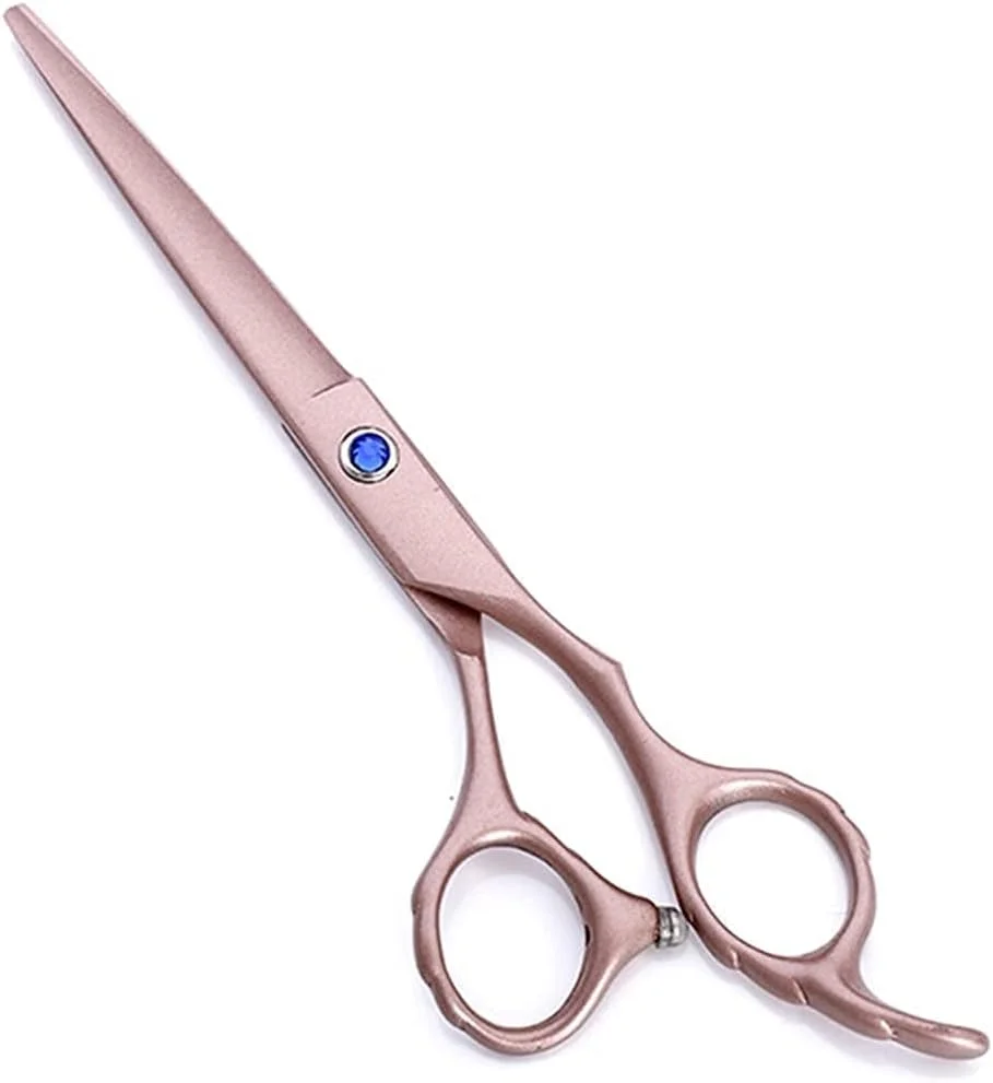 قیچی آرایشگری مو، گل رز طلایی دسته گل 6 اینچی، قیچی پیتاژ مو، قیچی آرایشگری تخت، قیچی آرایشگاه