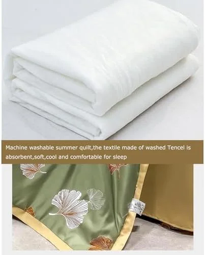 لحاف خنک کننده برای تخت سایز کوئین، قابل شستشو در ماشین لباسشویی، پتوی خنک با طراحی دو طرفه، پتوی نرم و لطیف برای تعریق شبانه و افراد گرمایی، 27، 150x200 سانتی متر