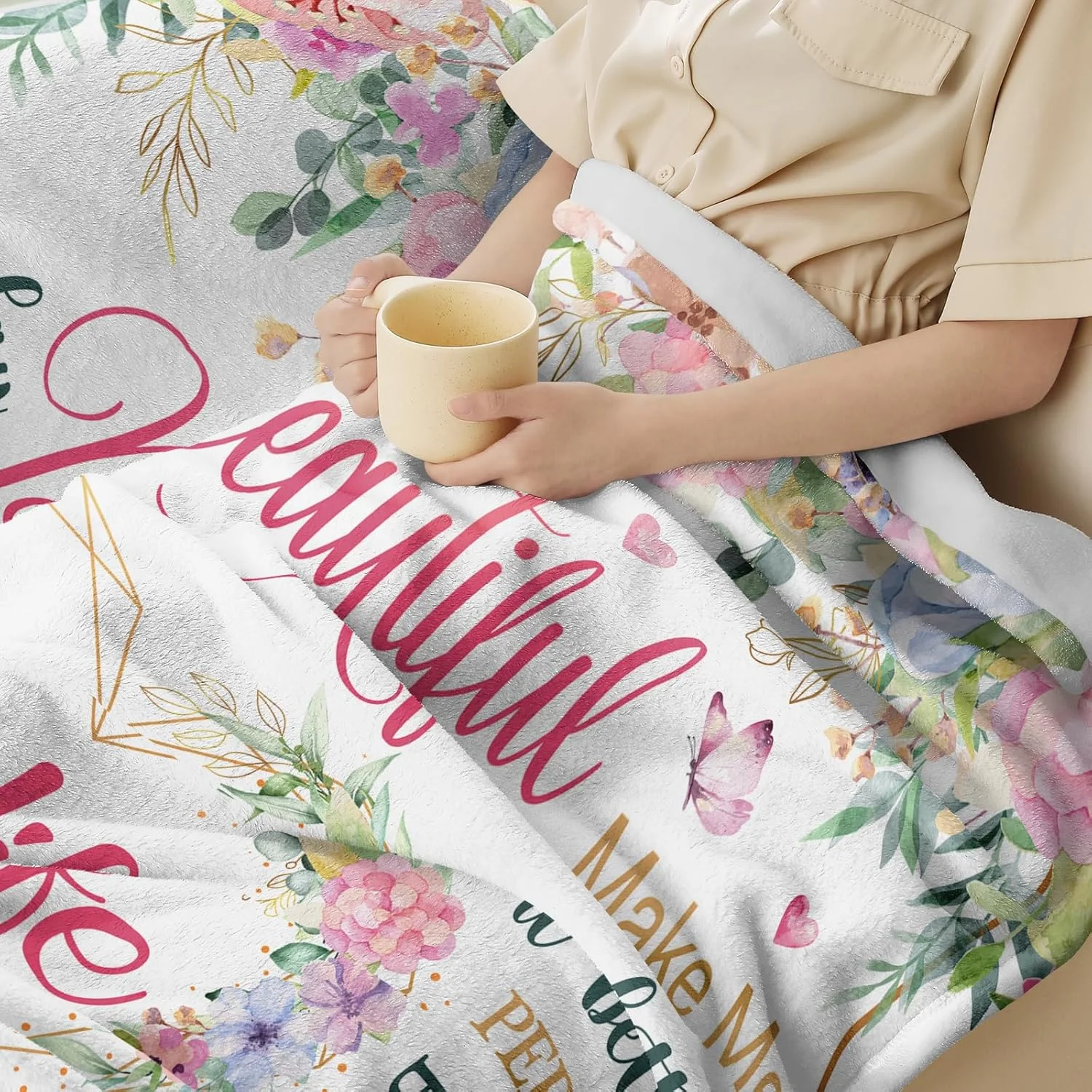 هدیه های COZYCRIB برای همسر، هدیه های رمانتیک برای همسر، هدیه های روز مادر، هدیه تولد برای همسرم، پتو، هدیه های سالگرد ازدواج، هدیه های کریسمس ولنتاین برای همسر (60x50 اینچ)