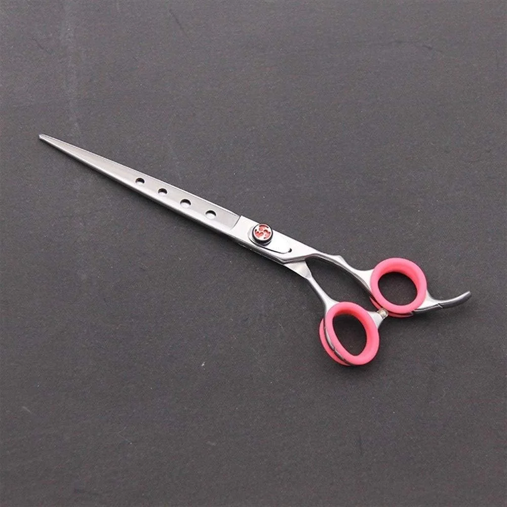 قیچی آرایشگری مو، قیچی اصلاح مو، ابزار بزرگ و فشرده برش آرایشگر موی مصنوعی حیوانات خانگی، لوازم پیرایش سگ تدی، 7.5 اینچ، آرایشگری، قیچی آرایشگاه