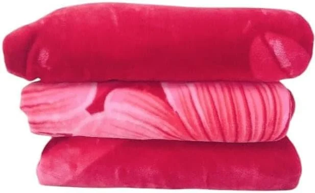 پتوی دو نفره مینک دولایه فوق العاده نرم و ابری مناسب تخت دو نفره سنگین زمستانی - صورتی، چند رنگ - سایز کینگ - حدود 5 کیلوگرم، سایز مناسب (240 در 220 سانتی متر) و 4.5 کیلوگرم.