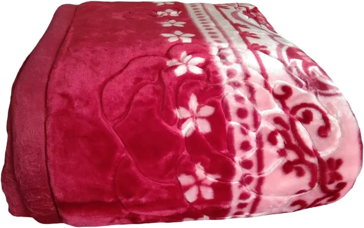 پتوی دونفره مینک دولایه فوق العاده نرم و ابری مناسب زمستان - چند رنگ - سایز کینگ - 5 کیلوگرم، سازگار با پوست، ابعاد (240 در 220 سانتی متر)