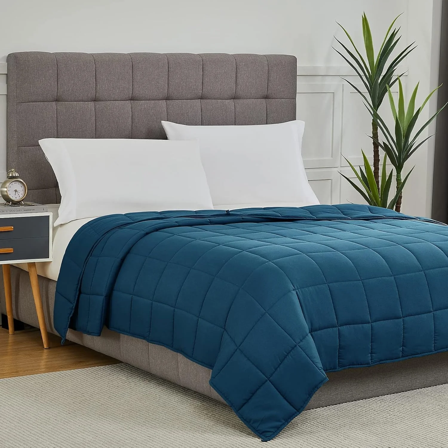 پتوی سنگین سیمولا برای بزرگسالان (9 کیلوگرم، 223x264 سانتی متر، سایز کینگ) - پتوهای سنگین خنک و تنفسی برای تابستان و زمستان - پتوی فوق العاده نرم و راحت میکروفایبر با مهره های شیشه ای - هدیه برای مردان/زنان پتوی سنگین سیمولا برای بزرگسالان (9 کیلوگرم، 223x264 سانتی متر، سایز کینگ) - پتوهای سنگین خنک و تنفسی برای تابستان و زمستان - پتوی فوق العاده نرم و راحت میکروفایبر با مهره های شیشه ای - هدیه برای مردان/زنان