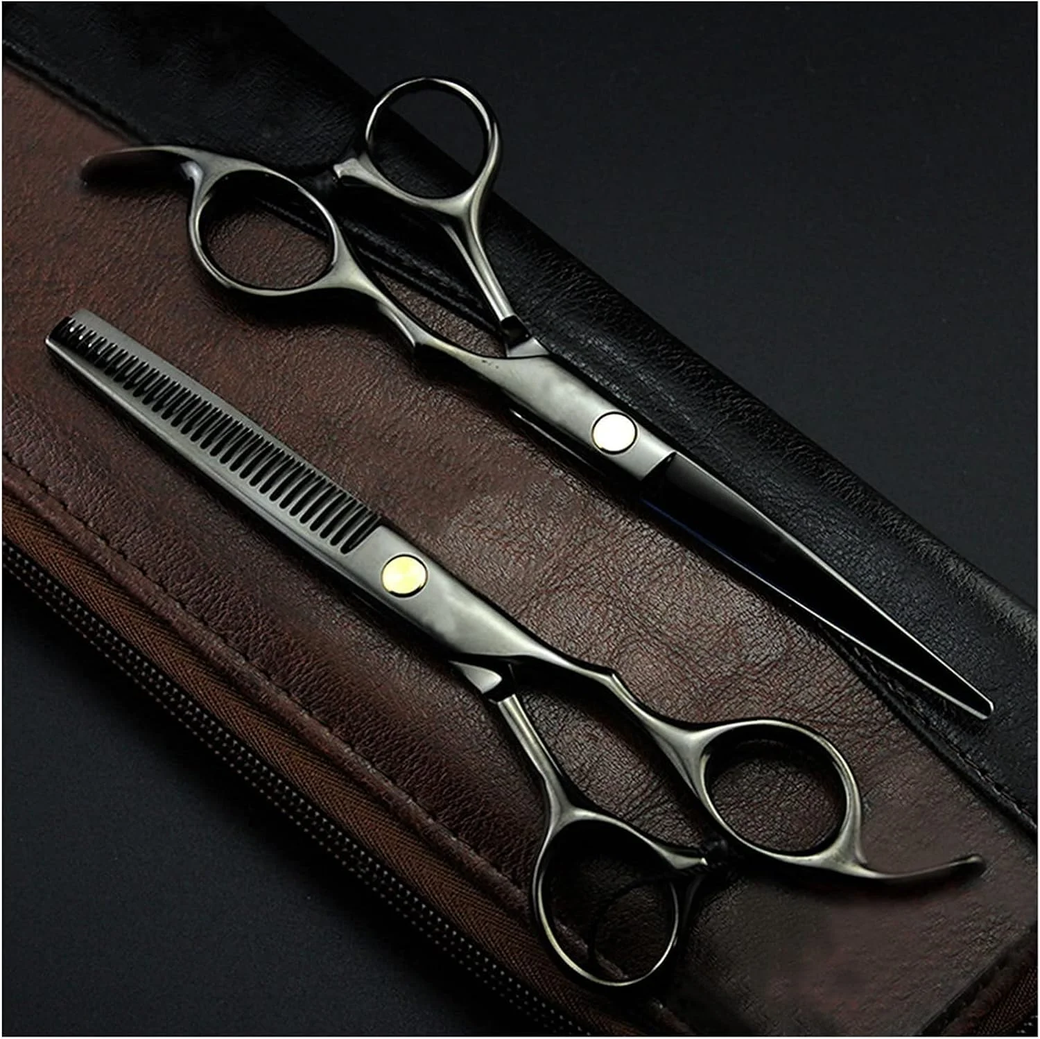 قیچی آرایشگری، پیرایش مو 5.5 اینچ یا 6 اینچ، لوازم آرایشگاه، لوازم سالن آرایش، آرایشگری حرفه ای، قیچی کوتاهی مو، قیچی سلمانی