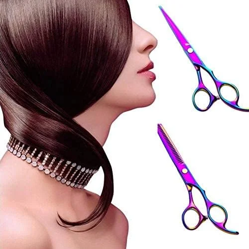 قیچی آرایشگری مو تیستیک، قیچی اصلاح مو سگ و گربه از جنس استیل ضد زنگ، قیچی کم حجم کننده مو با لبه تیز برای آرایش حیوانات خانگی، ابزار آرایشگری (2 عدد) قیچی آرایشگری مو تیستیک، قیچی اصلاح مو سگ و گربه از جنس استیل ضد زنگ، قیچی کم حجم کننده مو با لبه تیز برای آرایش حیوانات خانگی، ابزار آرایشگری (2 عدد)