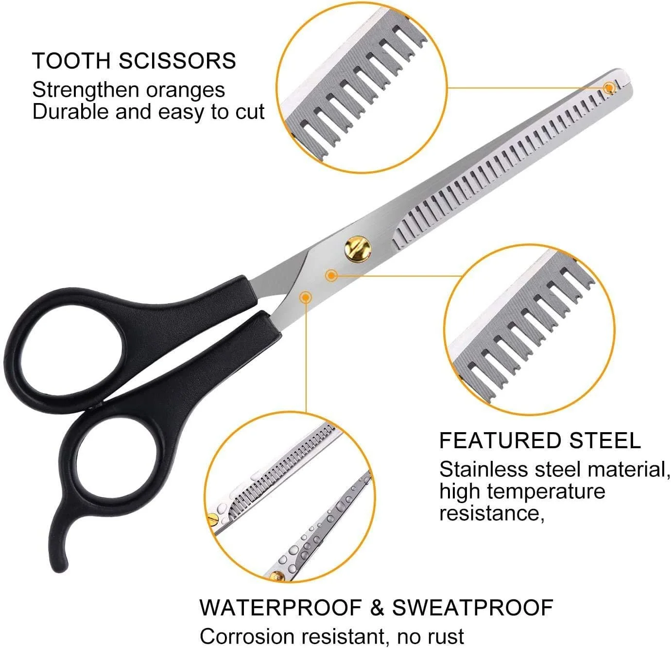 قیچی آرایشگری حرفه ای Toni & Guy City Enterprises به همراه قیچی پیتاژ با کیفیت استیل ضد زنگ برای آقایان و بانوان، مناسب آرایشگاه و استفاده در منزل، (ست 2 عددی، مشکی) قیچی آرایشگری حرفه ای Toni & Guy City Enterprises به همراه قیچی پیتاژ با کیفیت استیل ضد زنگ برای آقایان و بانوان، مناسب آرایشگاه و استفاده در منزل، (ست 2 عددی، مشکی)