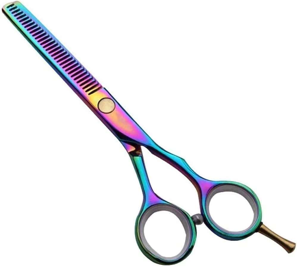 قیچی آرایشگری تیستیک، ست رنگی 5.5 اینچی قیچی مو، ست ابزار قیچی دندانه دار + تخت حرفه ای آرایشگری قیچی آرایشگری تیستیک، ست رنگی 5.5 اینچی قیچی مو، ست ابزار قیچی دندانه دار + تخت حرفه ای آرایشگری